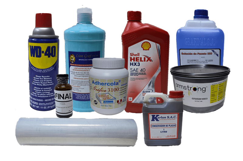 Insumos gráficos para imprenta